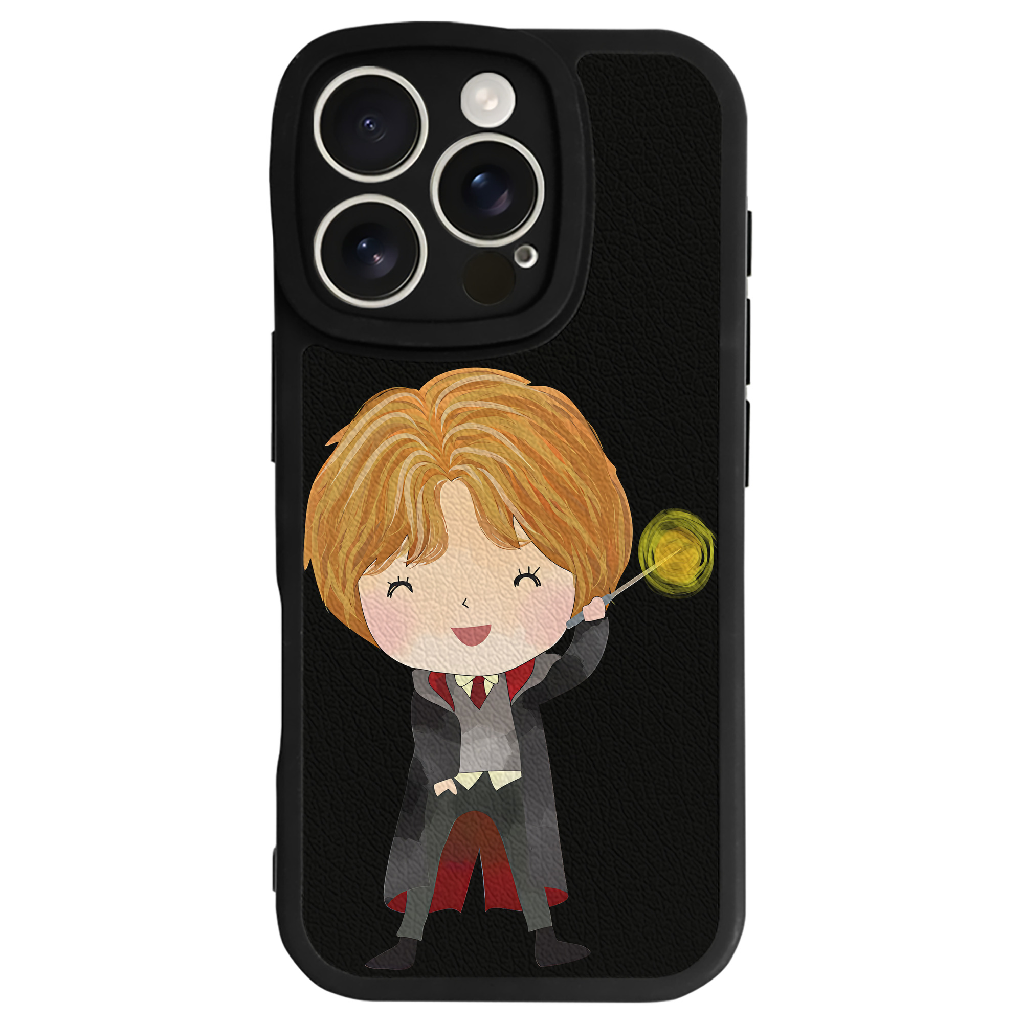 （画像用） Harry Potter ハリー・ポッターシリーズ 【iPhone 16シリーズ対応】シリコンスマホケース（レザー調） 材質：シリコン